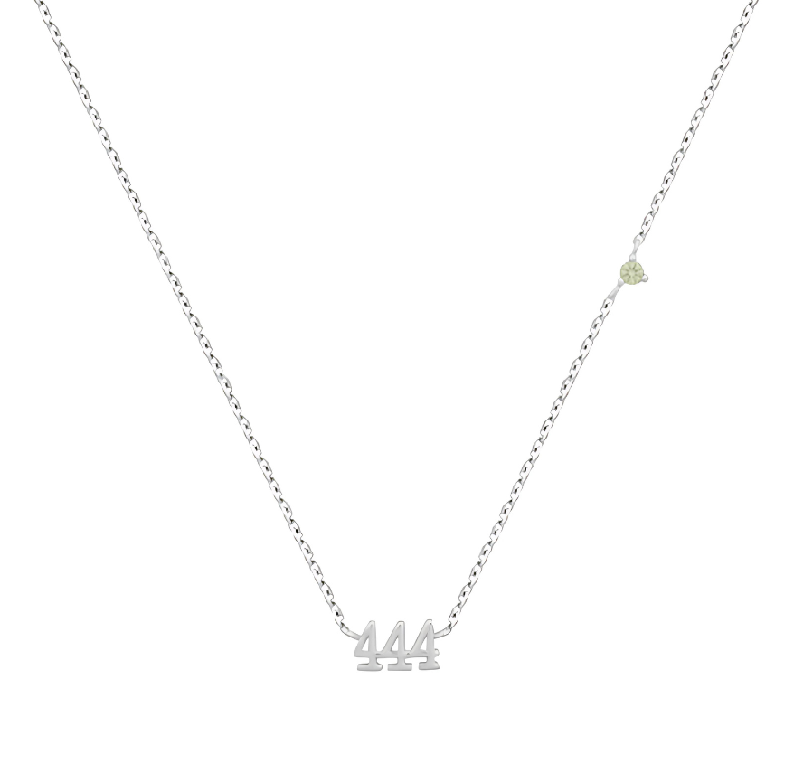 Dainty Angel Number Necklace