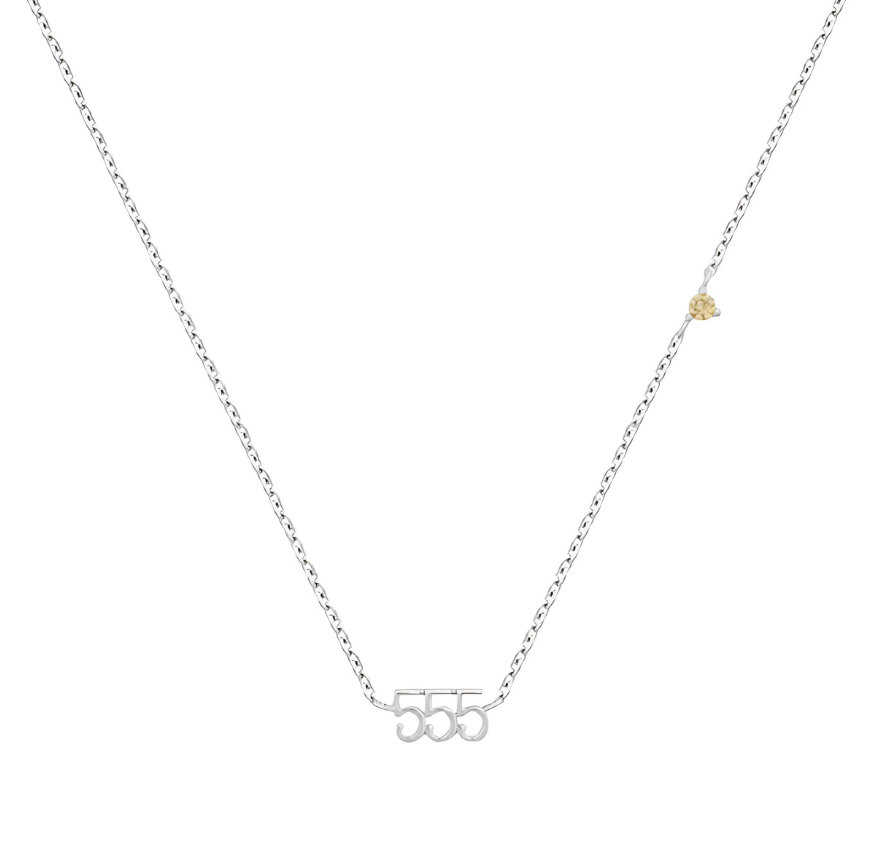 Dainty Angel Number Necklace