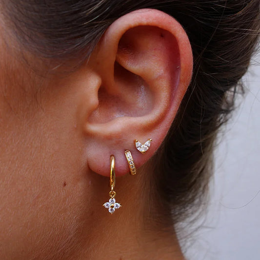 Floral Earring Stack